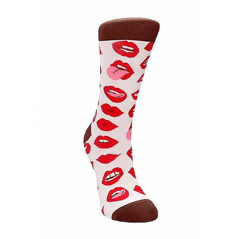 Lip Love Print Sexy Socks by Shots Toys