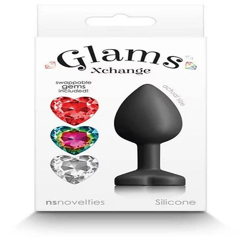 Glams Xchange Heart Shape Butt Plug by NS Novelties