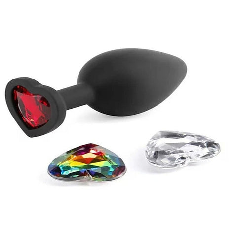 Glams Xchange Heart Shape Butt Plug by NS Novelties