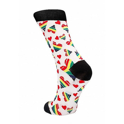 Happy Hearts Novelty Socks by Shots Toys