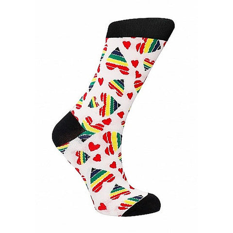Happy Hearts Novelty Socks by Shots Toys