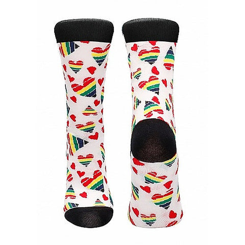 Happy Hearts Novelty Socks by Shots Toys