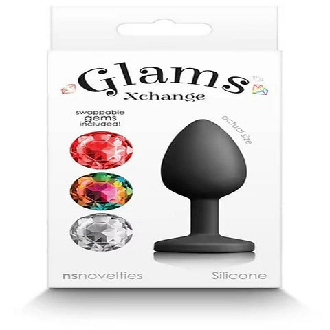 Glams Xchange Round Shape Anal Plug by NS Novelties