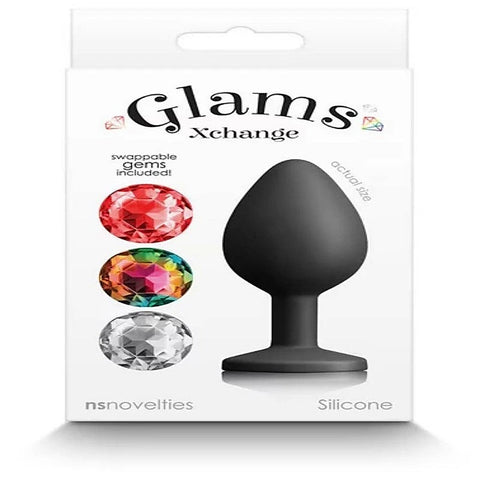 Glams Xchange Round Shape Anal Plug by NS Novelties