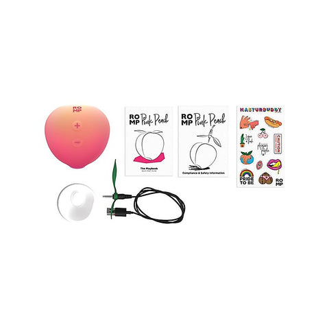 Romp Peach Air Pulse Clitoral Vibrator by Love Honey