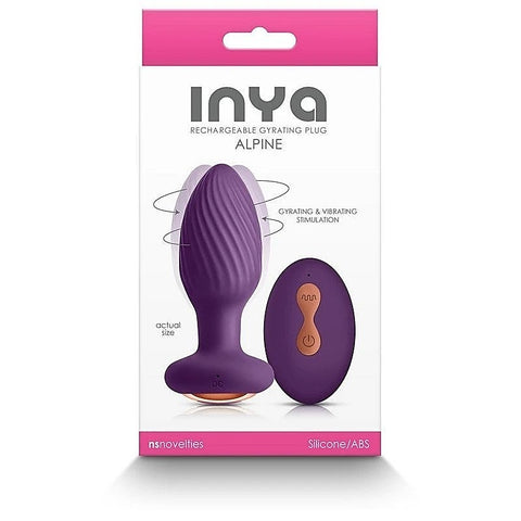 INYA Alpine Rechargeable Gyrating Butt Plug by NS Novelties