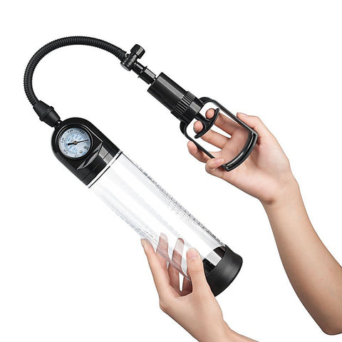 MEN Pull Rod Penis Pump with Gauge by Shenzhen Canwin