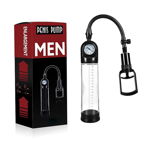 MEN Pull Rod Penis Pump with Gauge by Shenzhen Canwin
