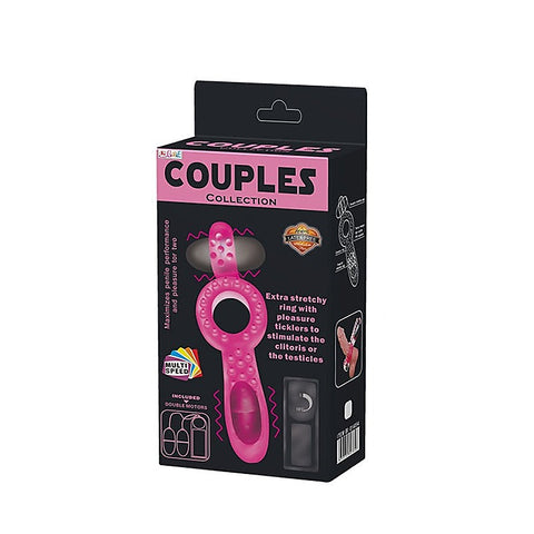 Double Vibrators Stretchy Cock Ring by Baile