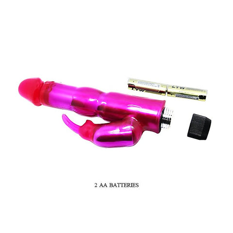 Solid Jelly Feel Multi Function Rabbit Vibrator by Baile