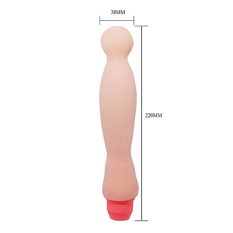 Flexi Spine Knobbed Multi Speed Vibrating Dildo by Baile