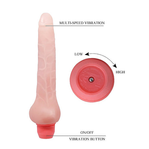 Flexi Vine Sensual Spine Realistic Vibrating Dildo by Baile