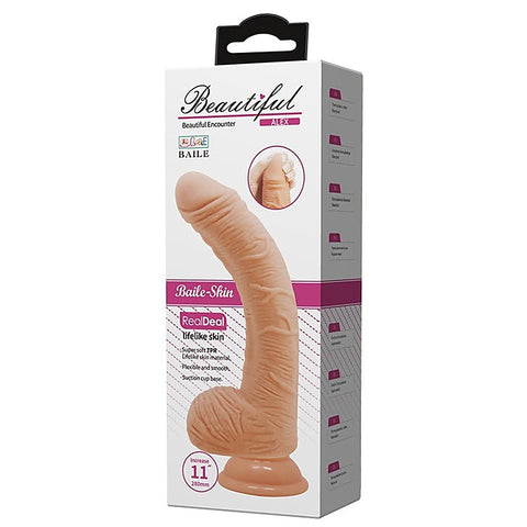 Alex 11 Inches G Spot Realistic Curved Dildo by Baile