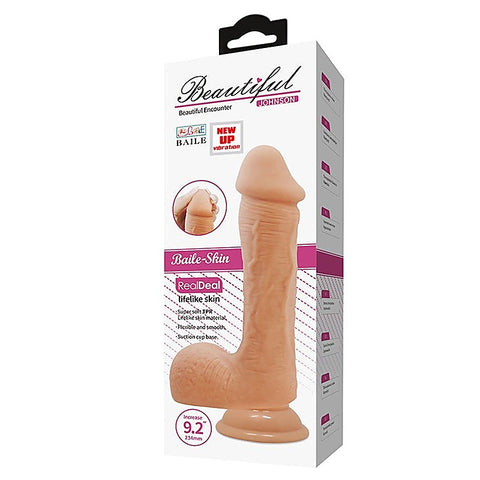 9.2 Inches Vibrating Dildo With Suction Base by Baile