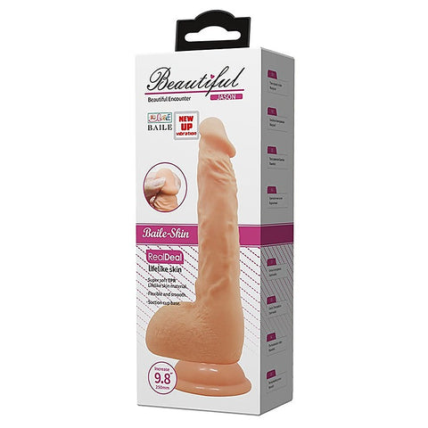 Jason 9.8 Inches Vibrating Dildo by Baile
