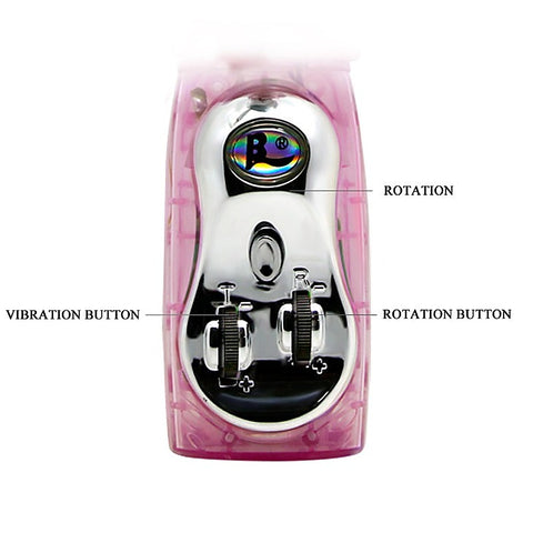 Multi Functions Rabbit Ear Rotating Vibrator by Baile