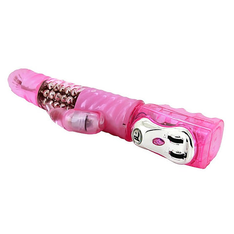 Ribbed Shaft and Realistic Head Rabbit Vibrator by Baile