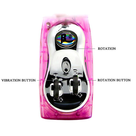 Ribbed Shaft and Realistic Head Rabbit Vibrator by Baile