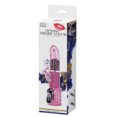 Ribbed Shaft and Realistic Head Rabbit Vibrator by Baile