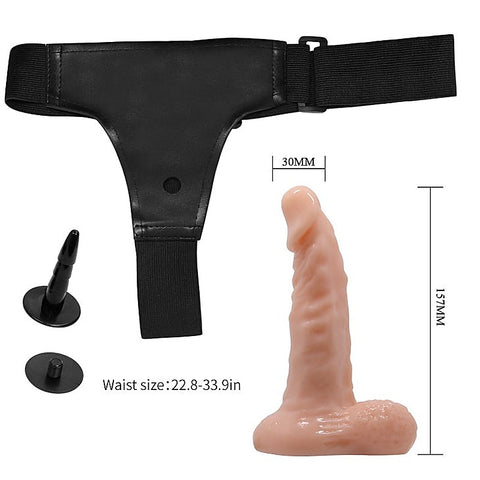 Strap On Realistic Cock and Dildo With Harness by Baile
