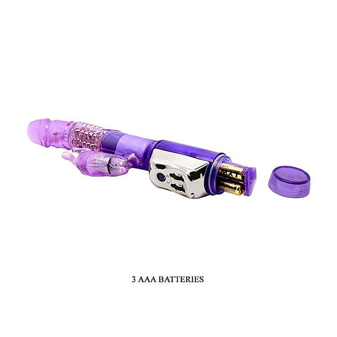 Beaded and Bulbous Shaft Rabbit Massager by Baile