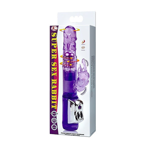 Beaded and Bulbous Shaft Rabbit Massager by Baile