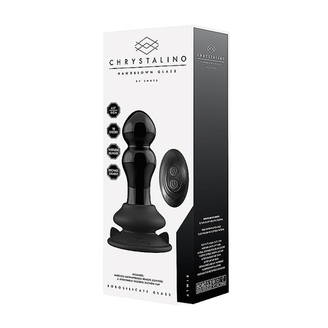 Rimly Remote Control Glass Vibrator by Shots Toys