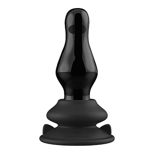 Missy Glass Vibrator With Suction Cup and Remote
