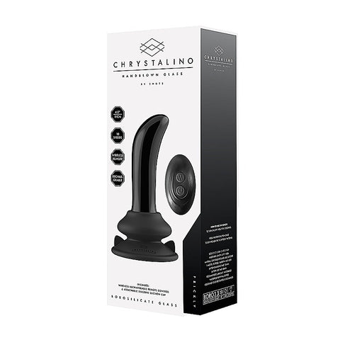 Prickly Rechargeable 10 Functions Glass Vibrator
