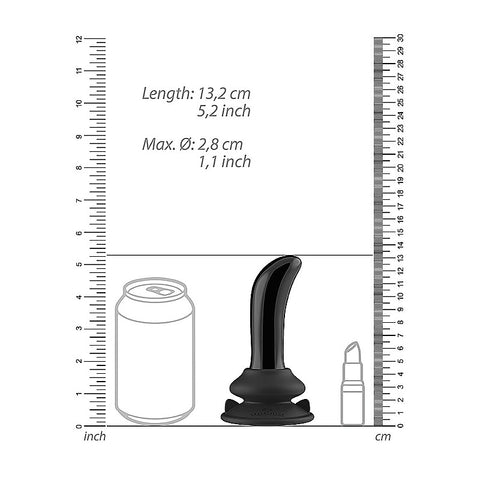 Prickly Rechargeable 10 Functions Glass Vibrator
