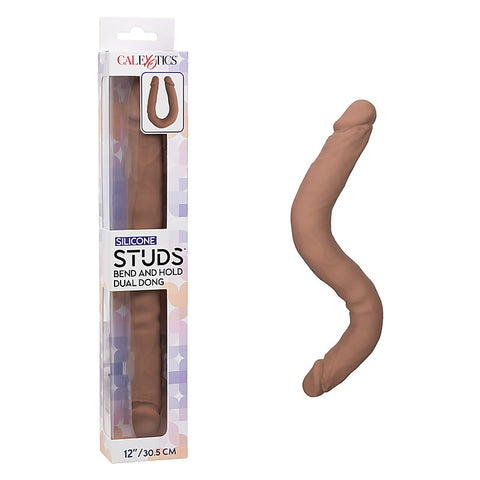 Silicone Studs Bend And Hold Dual Dong by California Exotics