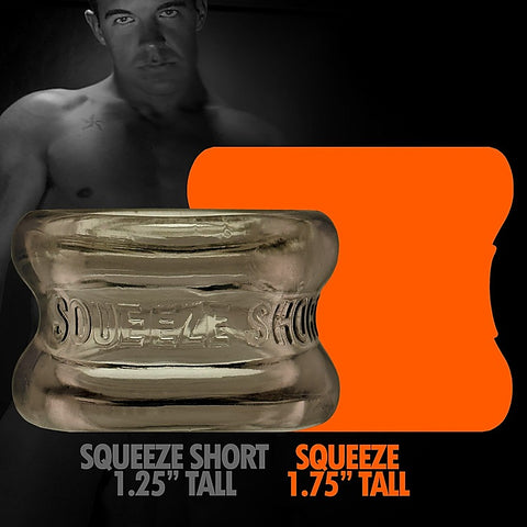 Squeeze Short Hourglass Mens Ball Stretcher by Oxballs