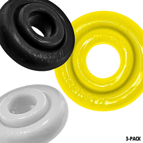 Rimringz Multi Size 3 Pack Cock Rings by Oxballs