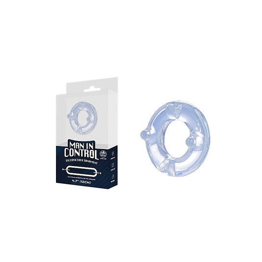 Man In Control Stretchy Silicone Cock Ring by Oxballs