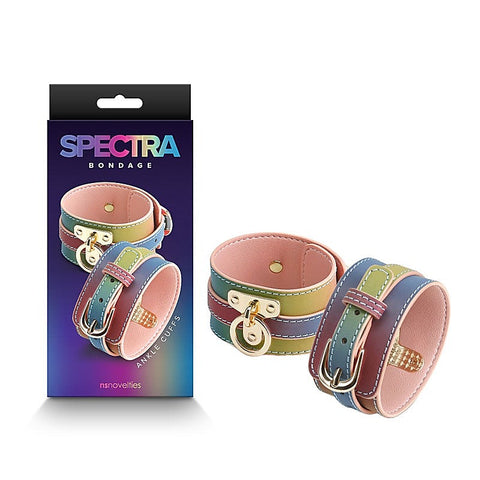 Spectra Bondage Ankle Cuff Rainbow by NS Novelties
