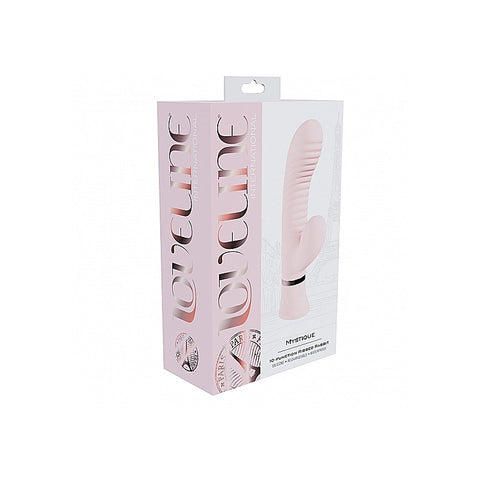 Loveline Mystique 10 Speed Ribbed Rabbit by Shots Toys