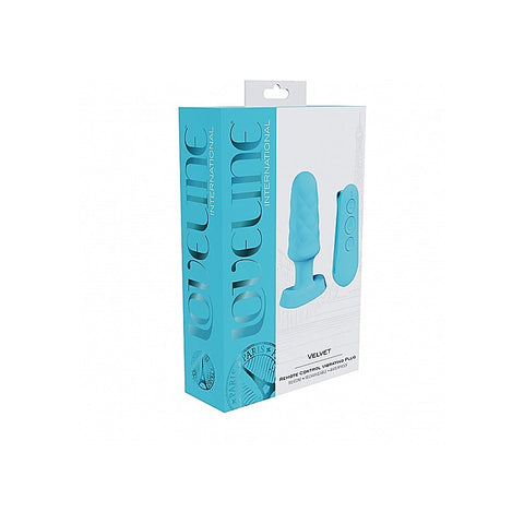 Loveline Velvet Remote Control Vibrating Butt Plug