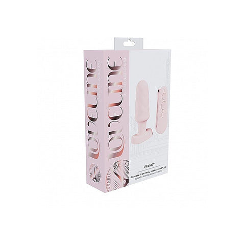 Loveline Velvet Remote Control Vibrating Butt Plug