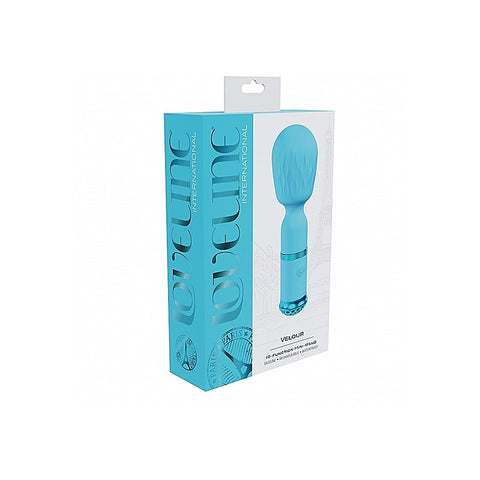Loveline Velour 10 Functions Mini-Wand Massager