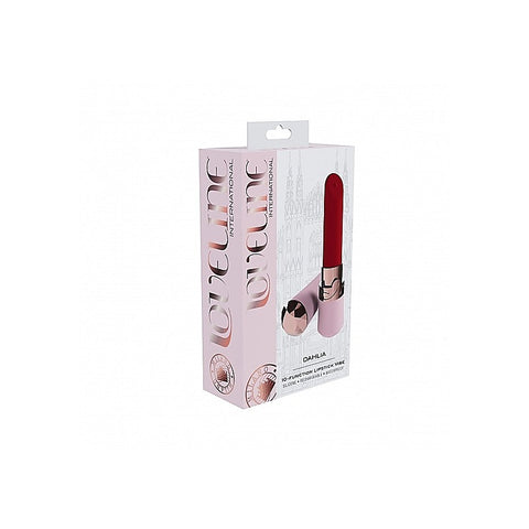 Loveline Dahlia 10 Function Lipstick Vibrator by Shots Toys