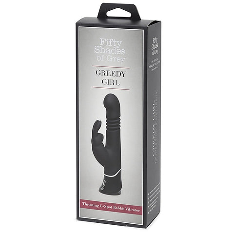 Greedy Girl Thrusting G-Spot Rabbit Vibe by Love Honey