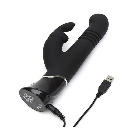 Greedy Girl Thrusting G-Spot Rabbit Vibe by Love Honey