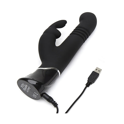 Greedy Girl Thrusting G-Spot Rabbit Vibe by Love Honey
