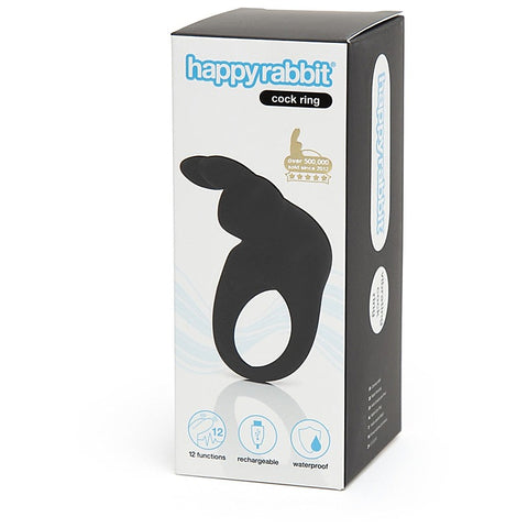 Happy Rabbit Rechargeable Rabbit Cock Ring by Love Honey
