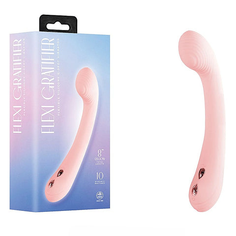 Flexi Gratifier Flexible Silicone G-Spot Vibrator by NANMA