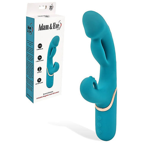 SIRENS EMBRACE Inflatable Rabbit Vibrator by Adam & Eve