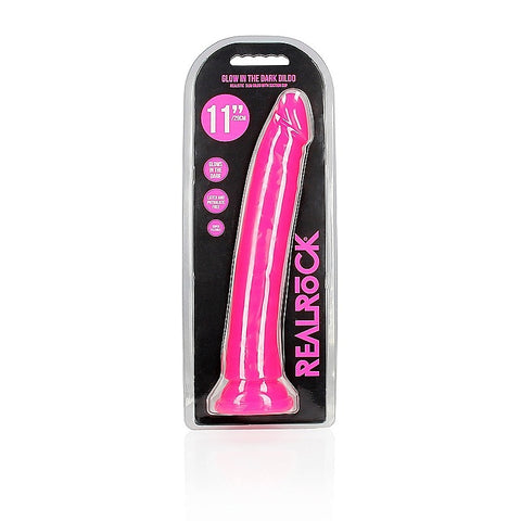 REALROCK 29 cm Slim Glow in the Dark Realistic Dong