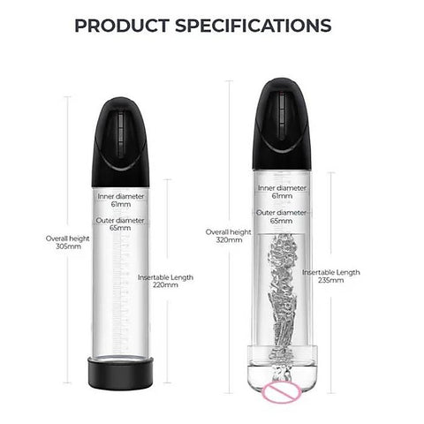 LuvPump Smart Rechargeable 2-in-1 Automatic Penis Pump
