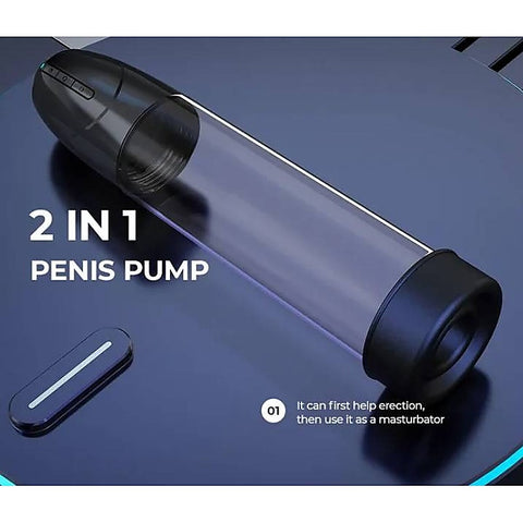 LuvPump Smart Rechargeable 2-in-1 Automatic Penis Pump