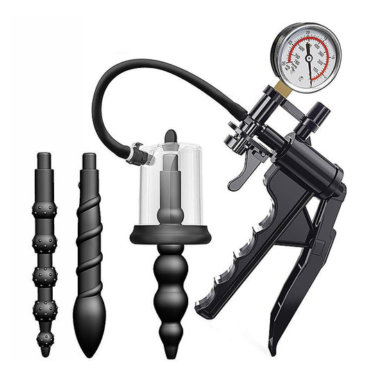 LuvPump Rosebud Manual Anal Pump by Shots Toys